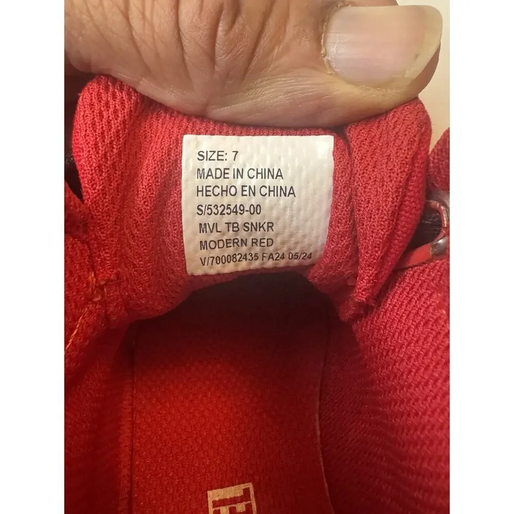 Baby GAP Marvel Spider Man Toddler Shoes Size 7 Red Hook Loop Sneakers